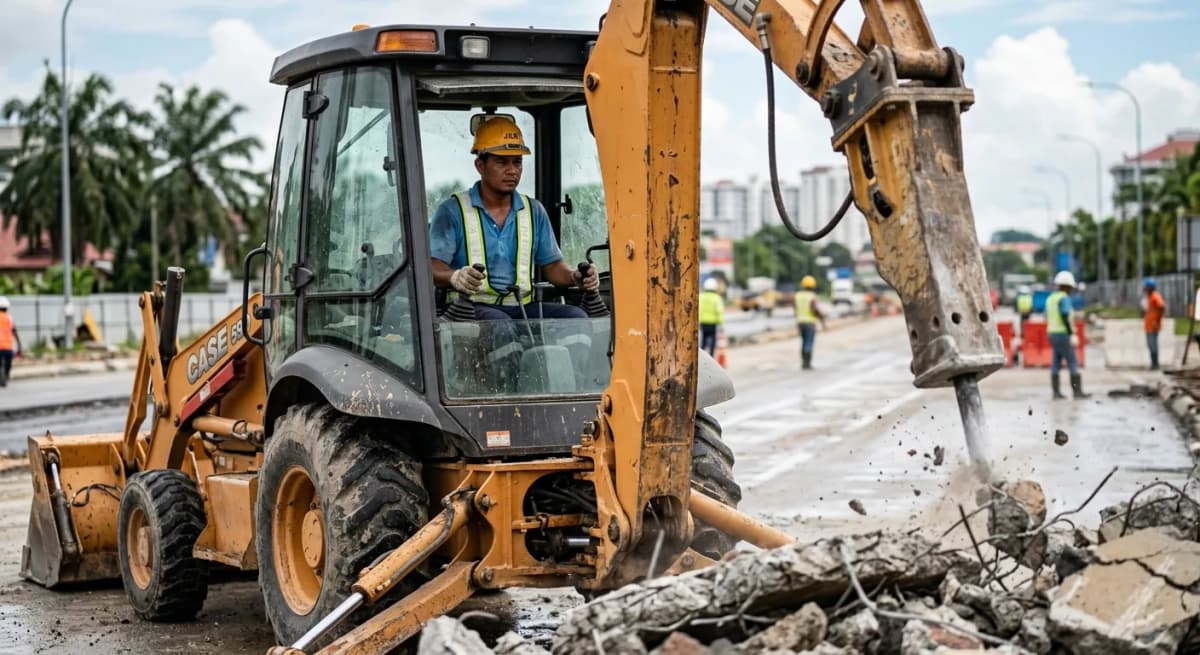Checklist Tapak Sebelum Backhoe Sampai
