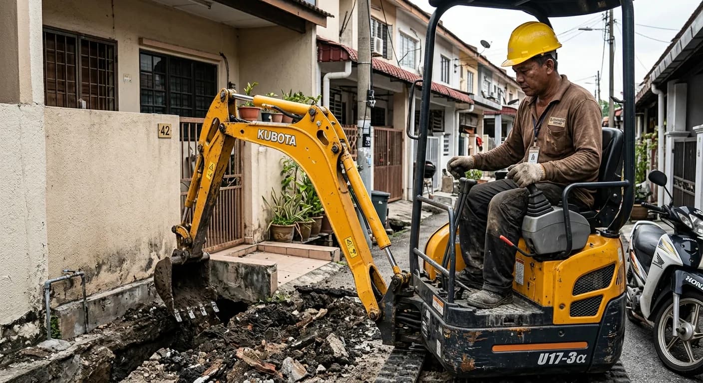 Mini, Standard atau Besar? Pilih Saiz Backhoe yang Betul